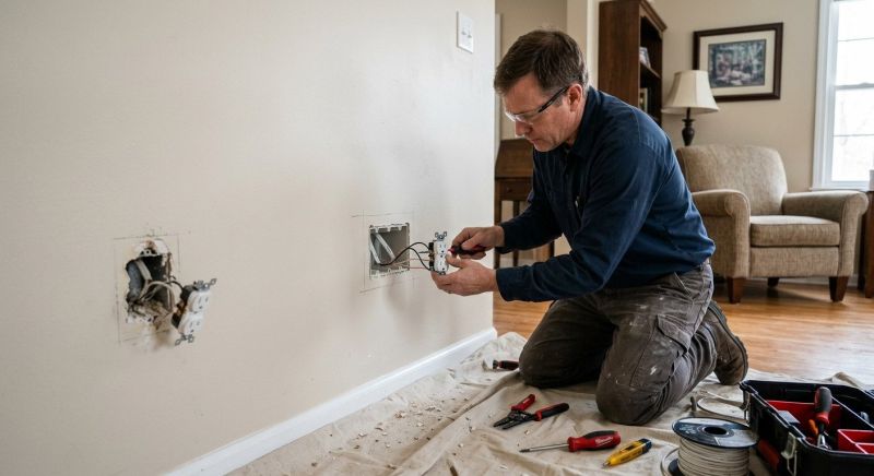 Electrical Outlet Relocation in Heber City, UT