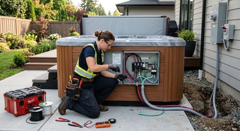 Hot Tub Electrical Wiring in Heber City, UT